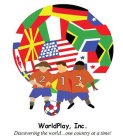 WORLDPLAY, INC. DISCOVERING THE WORLD...ONE COUNTRY AT A TIME! 2 1 3
