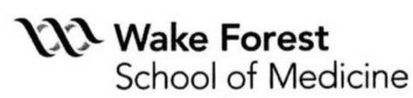 W WAKE FOREST SCHOOL OF MEDICINE