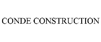 CONDE CONSTRUCTION