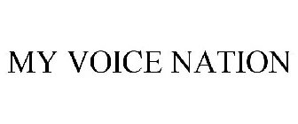 MY VOICE NATION