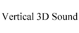 VERTICAL 3D SOUND