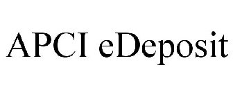 APCI EDEPOSIT