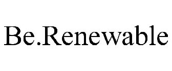 BE.RENEWABLE