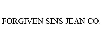 FORGIVEN SINS JEAN CO.