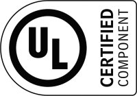 UL CERTIFIED COMPONENT