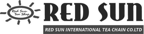 RED SUN TEA SHOP RED SUN RED SUN INTERNATIONAL TEA CHAIN CO. LTD