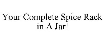 YOUR COMPLETE SPICE RACK IN A JAR!