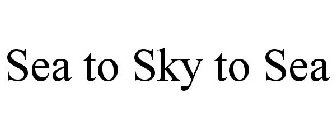 SEA TO SKY TO SEA
