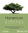 HOMERICON LIQUEUR MASTIHA STOUPAKIS CHIOS DISTILLERY S.A. PRODUCT OF GREECE