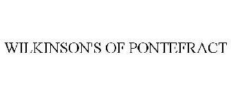 WILKINSON'S OF PONTEFRACT