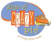 SLICE OF CRAZY PIE ALL THINGS SOCIAL MEDIA