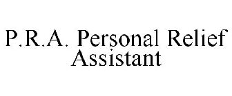 P.R.A. PERSONAL RELIEF ASSISTANT