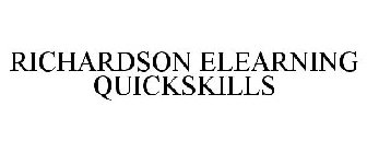 RICHARDSON ELEARNING QUICKSKILLS