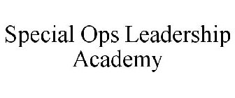 SPECIAL OPS LEADERSHIP ACADEMY