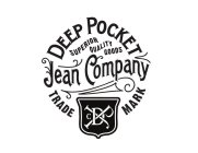 DEEP POCKET JEAN COMPANY SUPERIOR QUALITY GOODS TRADE MARK DPJC