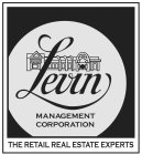 LEVIN MANAGEMENT CORPORATION THE RETAIL REAL ESTATE EXPERTS