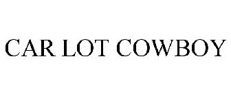 CAR LOT COWBOY