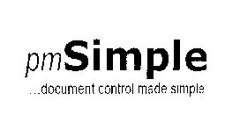 PMSIMPLE...DOCUMENT CONTROL MADE SIMPLE