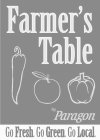 FARMER'S TABLE BY PARAGON GO FRESH. GO GREEN. GO LOCAL.