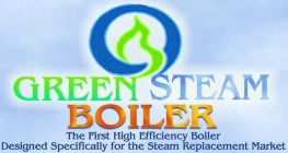 GREEN STEAM BOILER THE FIRST HIGH EFFICIENCY BOILER DESIGNED SPECIFICALLY FOR THE STEAM REPLACEMENT MARKET