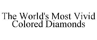 THE WORLD'S MOST VIVID COLORED DIAMONDS