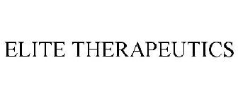 ELITE THERAPEUTICS