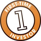 1 FIRST-TIME INVESTOR