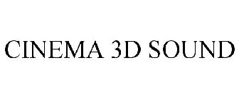 CINEMA 3D SOUND