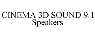 CINEMA 3D SOUND 9.1 SPEAKERS
