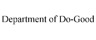 DEPARTMENT OF DO-GOOD