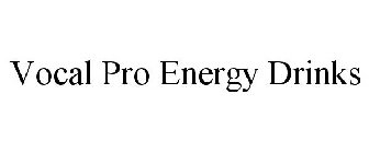 VOCAL PRO ENERGY DRINKS