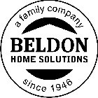 A FAMILY COMPANY SINCE 1946 BELDON HOME SOLUTIONS