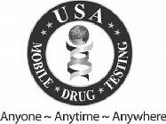 USA MOBILE DRUG TESTING ANYONE ~ ANYTIME ~ ANYWHERE