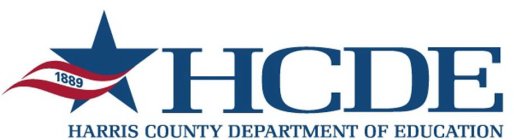 HCDE 1889 HARRIS COUNTY DEPARTMENT OF EDUCATION