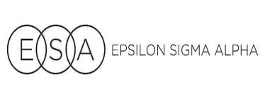 ESA EPSILON SIGMA ALPHA