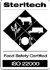 STERITECH FOOD SAFETY CERTIFIED ISO 22000