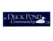A DUCK POND COMMUNITY