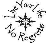 LIVE YOUR LIFE NO REGRETS