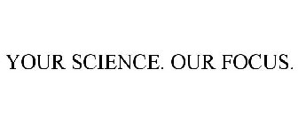 YOUR SCIENCE. OUR FOCUS.