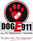 DOGE911 ALL PET EMERGENCY TRAINING 