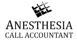 ANESTHESIA CALL ACCOUNTANT