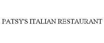 PATSY'S ITALIAN RESTAURANT