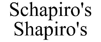 SCHAPIRO'S SHAPIRO'S