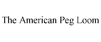 THE AMERICAN PEG LOOM