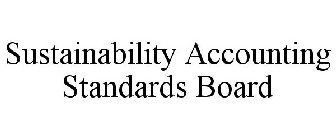 SUSTAINABILITY ACCOUNTING STANDARDS BOARD