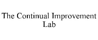 THE CONTINUAL IMPROVEMENT LAB