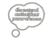 THE NATURAL ANTIOXIDANT POWER OF COCOA