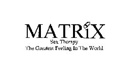MATRIX SEX THERAPY THE GREATEST FEELING IN THE WORLD