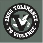 V ZERO TOLERANCE TO VIOLENCE