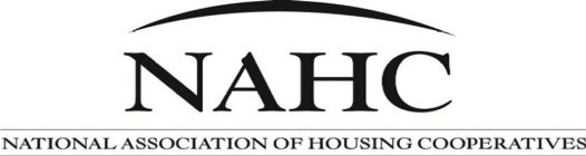 NAHC NATIONAL ASSOCIATION OF HOUSING COOPERATIVES